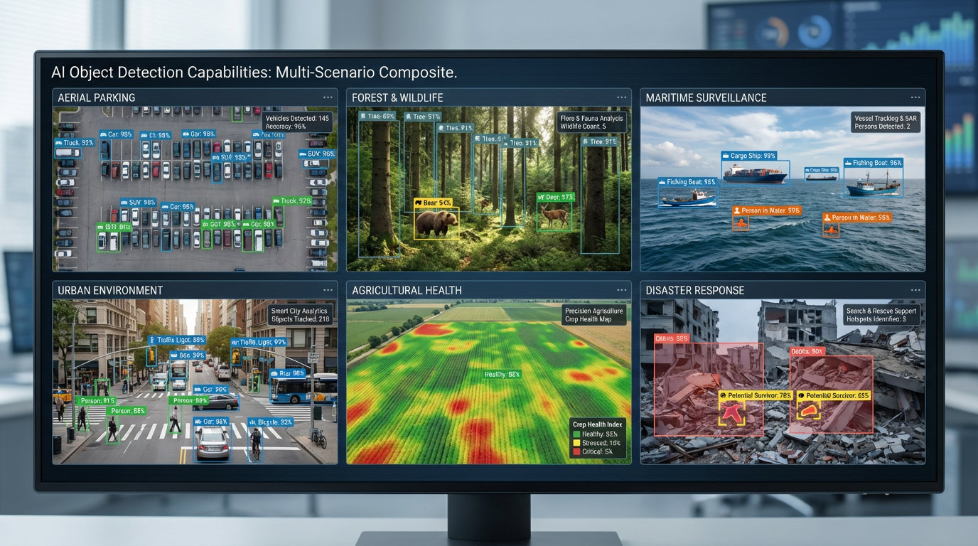 Capacidades de detección de objetos en múltiples escenarios
