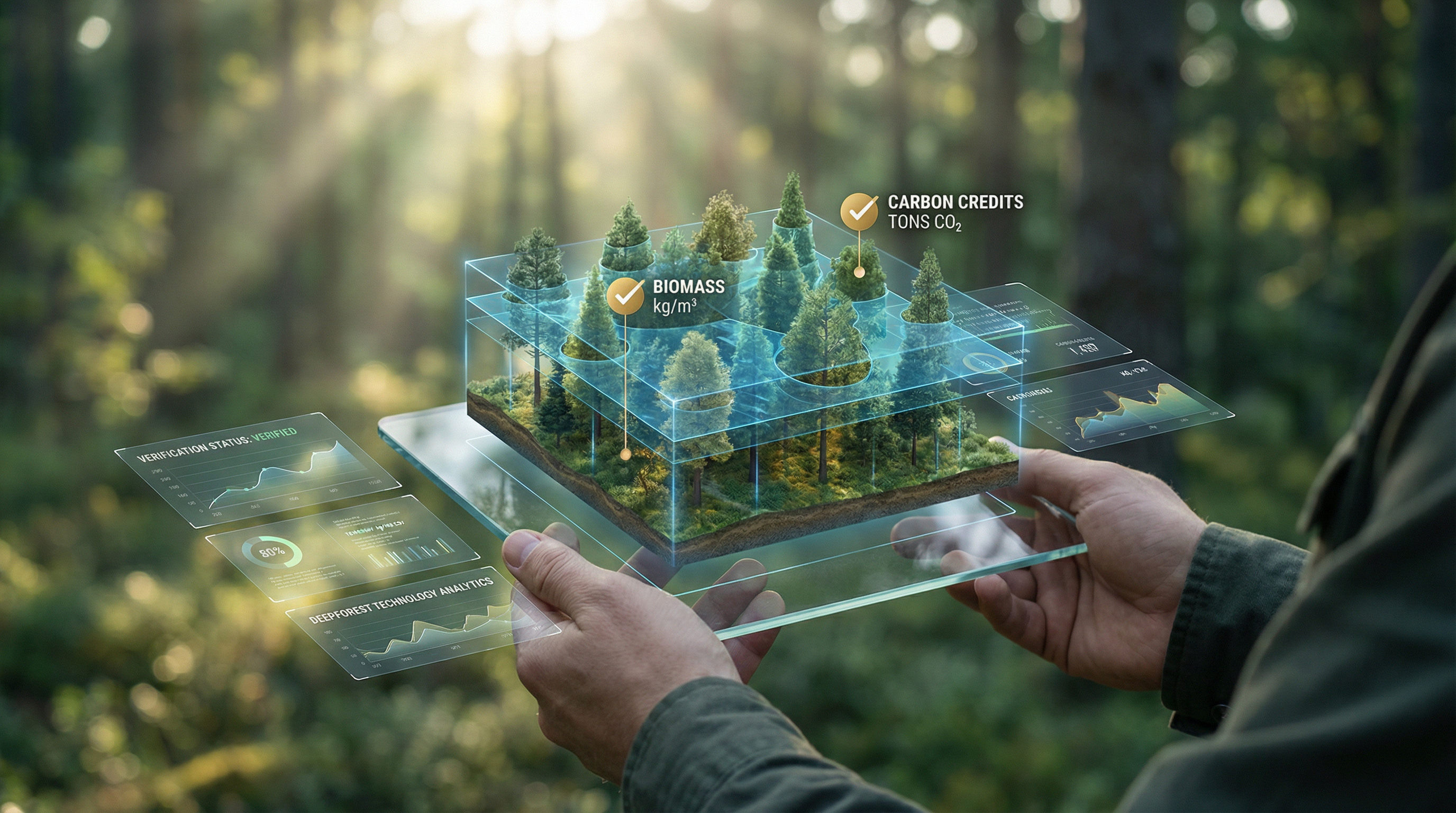 Verificación de créditos de carbono con DeepForest